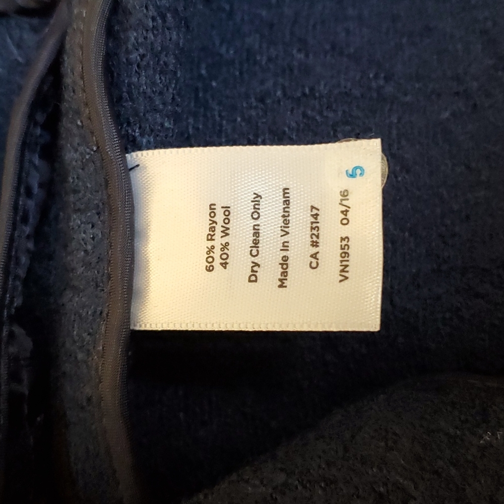 NWOT TALBOTS Blue Zippered Jacket - Picture 9 of 9